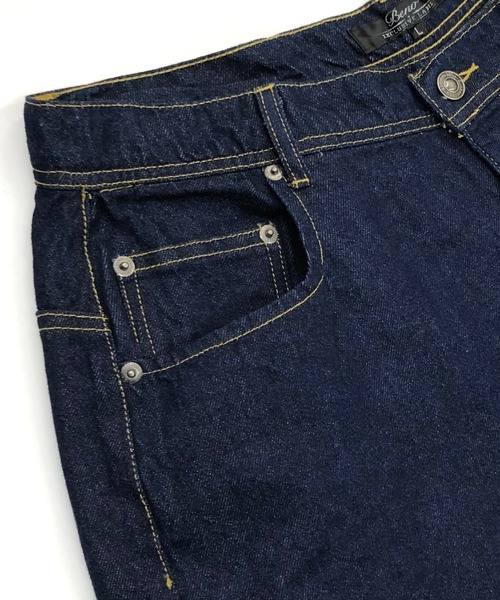 Beno（ビーノ）の「ワイド テーパード バギー デニムパンツ（デニムパンツ・メンズ・ライトグレー/ブラック/インディゴブルー/サックスブルー/ライトインディゴブルー/ワンウォッシュ/ブルー系その他2/ブルー系その他/キナリ/グリーン/ブラック系その他・L/S/M）」の19枚目の写真