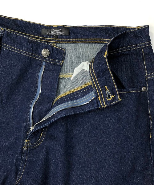 Beno（ビーノ）の「ワイド テーパード バギー デニムパンツ（デニムパンツ・メンズ・ライトグレー/ブラック/インディゴブルー/サックスブルー/ライトインディゴブルー/ワンウォッシュ/ブルー系その他2/ブルー系その他/キナリ/グリーン/ブラック系その他・L/S/M）」の21枚目の写真