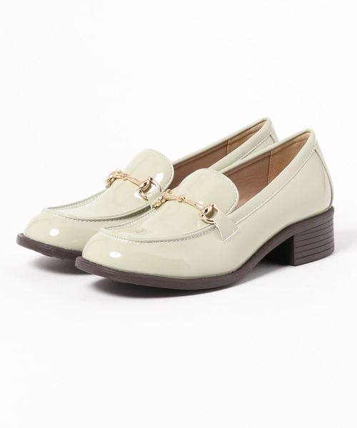 byあしながおじさん（バイアシナガオジサン）の「モカビットローファー　-8710251（ローファー・レディース・ブラック/アイボリー/カーキ/ブラウン/グリーン/ライトブラウン/ダークブラウン/ピンク/オフホワイト/チョコ/グレイッシュベージュ・22.5cm/23.0cm/23.5cm/24.0cm/24.5cm）」の9枚目の写真