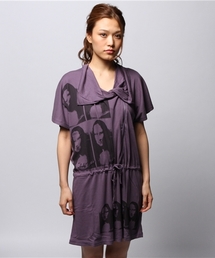 ヒステリックグラマー×アンディ・ウォーホル スイーツ柄シフォンワンピース Andy Warhol BY HYSTERIC GLAMOUR（アンディウォーホルバイ