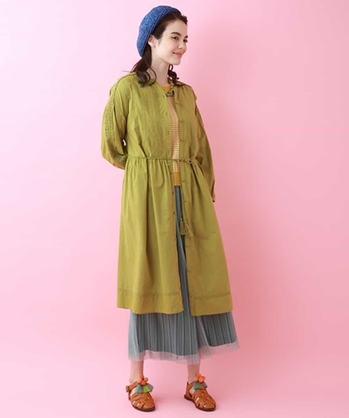 Jocomomola（ホコモモラ）の「チュールフレアワイドパンツ（その他パンツ・レディース・パープル/イエロー/ライトブルー・40）」の15枚目の写真