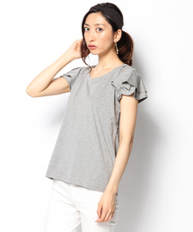 DISCOAT | 【Discoat】袖フリルTシャツ(Tシャツ/カットソー)