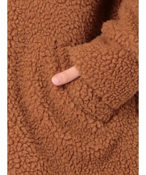 EMODA（エモダ）の「フーディボアロングコート（その他アウター）」 - WEAR