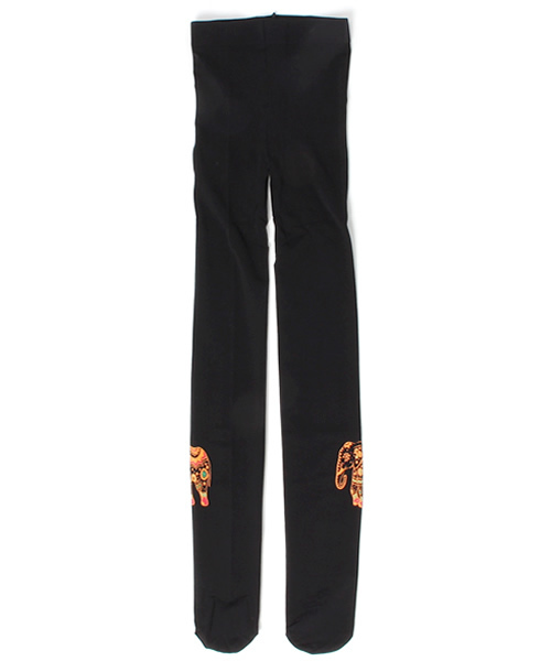 チチカカ（チチカカ）の「PTワンポイントタイツ（タイツ/ストッキング・レディース・ブラック/ネイビー・FREE）」の8枚目の写真