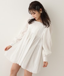 one after another NICE CLAUP | パフスリーブコットンチュニック(チュニック)