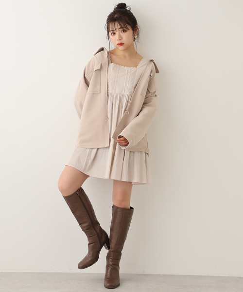 セール】パフスリーブコットンチュニック（チュニック）｜one after