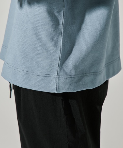 UNITED TOKYO（ユナイテッドトウキョウ）の「ハードウラケハーフスリーブフードプルオーバー/スウェット（パーカー・メンズ・ブラック/グリーン/サックスブルー/パープル・1/2/3）」の14枚目の写真