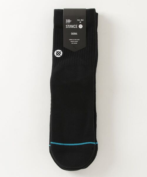 STANCE(スタンス)の「STANCE / スタンス ICON QUARTER 3 PACK アイコン クォーター 3パック(ソックス/靴下・メンズ・ホワイト/ブラック/マルチ・FREE)」の5枚目の写真