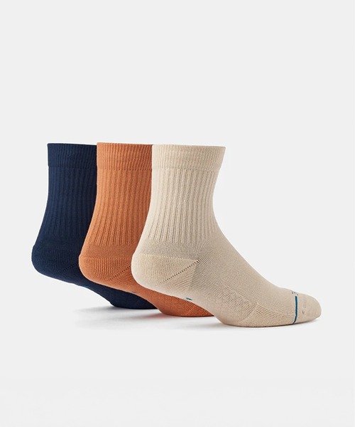 STANCE(スタンス)の「STANCE / スタンス ICON QUARTER 3 PACK アイコン クォーター 3パック(ソックス/靴下・メンズ・ホワイト/ブラック/マルチ/クリーム/オレンジ・FREE)」の18枚目の写真
