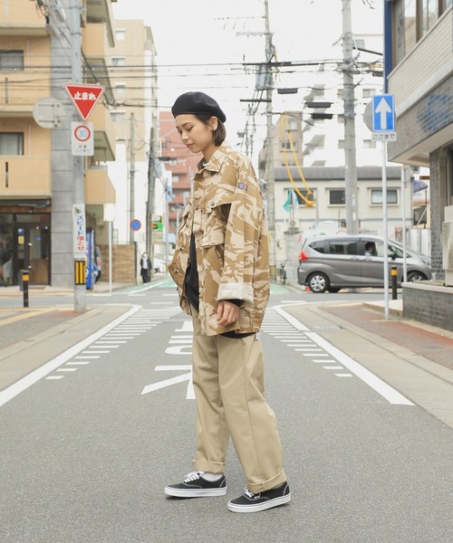 MILITARY（ミリタリー）の「実物 新品 イギリス軍 TROPICAL COMBAT デザートDPMカモ　ジャケット（ミリタリージャケット・メンズ・ブラウン系カモフラージュ・170/180/180cm/2/6/1/3/4/7/5/8）」の4枚目の写真