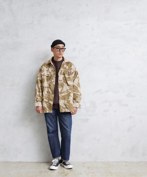 実物 新品 イギリス軍 TROPICAL COMBAT デザートDPMカモ