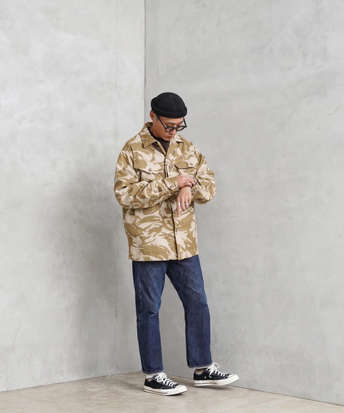 MILITARY（ミリタリー）の「実物 新品 イギリス軍 TROPICAL COMBAT デザートDPMカモ　ジャケット（ミリタリージャケット・メンズ・ブラウン系カモフラージュ・170/180/180cm/2/6/1/3/4/7/5/8）」の18枚目の写真