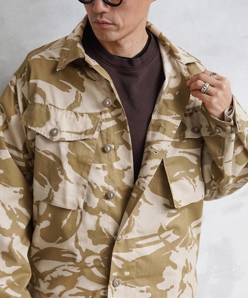 MILITARY（ミリタリー）の「実物 新品 イギリス軍 TROPICAL COMBAT デザートDPMカモ　ジャケット（ミリタリージャケット・メンズ・ブラウン系カモフラージュ・170/180/180cm/2/6/1/3/4/7/5/8）」の13枚目の写真