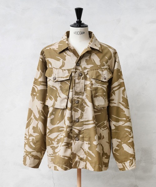 実物 新品 イギリス軍 TROPICAL COMBAT デザートDPMカモ ジャケット