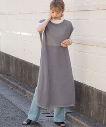 Tiptop Pocket ティップトッププラスポケットのワンピース グレー 灰色系 通販 Zozotown