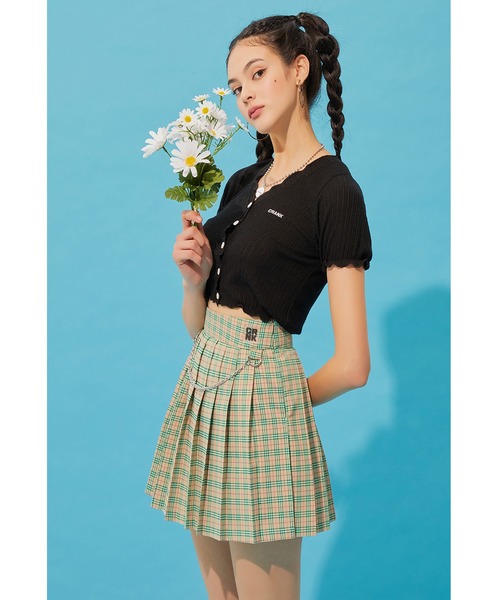 CRANK(クランク)の「『CRANK/クランク』WAVE CARDIGAN/ウェーブカーディガン(カーディガン/ボレロ・レディース・ホワイト/ブラック/パープル/ブルー・FREE)」の11枚目の写真