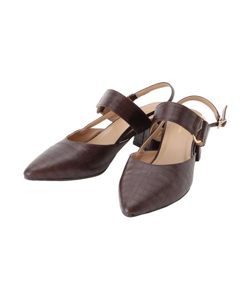 dazzlin（ダズリン）の「ベルテッドローヒールパンプス（パンプス・レディース・ブラック/ブラウン/ベージュ・SMALL/MEDIUM/LARGE）」の5枚目の写真