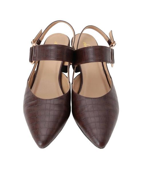 dazzlin（ダズリン）の「ベルテッドローヒールパンプス（パンプス・レディース・ブラック/ブラウン/ベージュ・SMALL/MEDIUM/LARGE）」の6枚目の写真