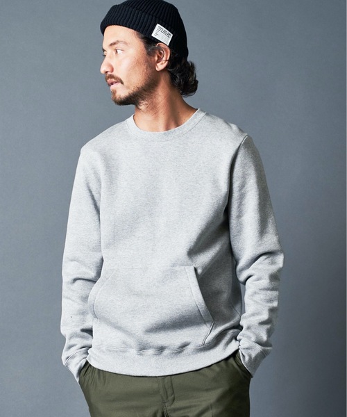 Magine（マージン）の「BACK BRUSHED SWEAT KANGAROO PKT C/N L/S