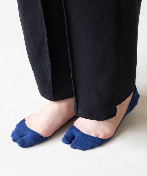 welleg（ウェレッグ）の「かかとすべり止め付き 浅め 足袋フットカバー（ソックス/靴下・レディース・グレー/ベージュ/ホワイト/ブラック/ネイビー・LL/M/L）」の15枚目の写真