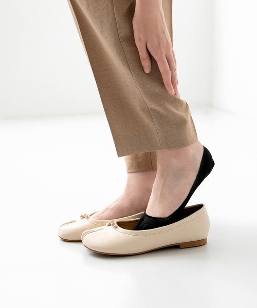 welleg（ウェレッグ）の「かかとすべり止め付き 浅め 足袋フットカバー（ソックス/靴下・レディース・グレー/ベージュ/ホワイト/ブラック/ネイビー・LL/M/L）」の11枚目の写真