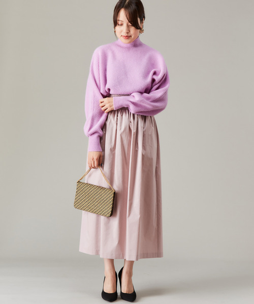 Tiara(ティアラ)の「アンゴラウールドルマンニット(ニット/セーター・レディース・アイボリー/ピンク/グリーン・FREE)」の6枚目の写真