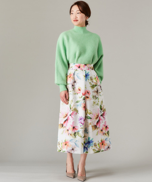 Tiara(ティアラ)の「アンゴラウールドルマンニット(ニット/セーター・レディース・アイボリー/ピンク/グリーン・FREE)」の16枚目の写真