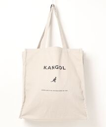 【KANGOL/カンゴール】マチ付き キャンバス プリント トートバッグ
