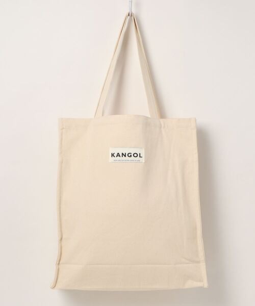 KANGOL(カンゴール)の「【KANGOL/カンゴール】マチ付き キャンバス プリント トートバッグ(トートバッグ・メンズ・ブラック/ベージュ/グレー/オフホワイト/ホワイト系その他/ブラック系その他/グレー系その他/ベージュ系その他・FREE)」の9枚目の写真