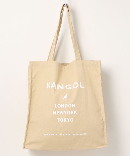 KANGOL(カンゴール)の「【KANGOL/カンゴール】マチ付き キャンバス プリント トートバッグ(トートバッグ・メンズ・ブラック/ベージュ/グレー/オフホワイト/ホワイト系その他/ブラック系その他/グレー系その他/ベージュ系その他・FREE)」の15枚目の写真