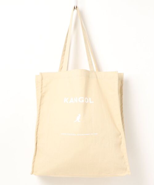 KANGOL(カンゴール)の「【KANGOL/カンゴール】マチ付き キャンバス プリント トートバッグ(トートバッグ・メンズ・ブラック/ベージュ/グレー/オフホワイト/ホワイト系その他/ブラック系その他/グレー系その他/ベージュ系その他・FREE)」の16枚目の写真