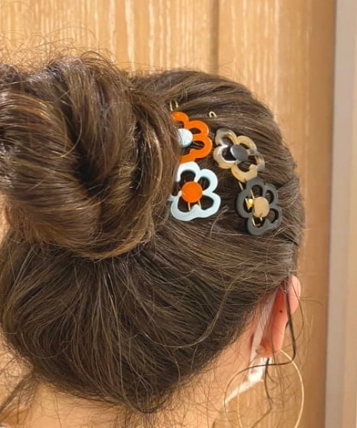 Ray BEAMS（レイビームス）の「Ray BEAMS / ドローイング フラワー ヘアピン（ヘアピン・レディース・その他/その他1・ONE SIZE）」の7枚目の写真