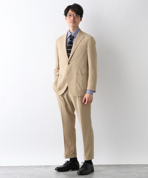 ハイブリッドリネンジャケット　パンツ　Salon de GW RING JACKET（リングジャケット）の「Salon de GW/ハイブリッド
