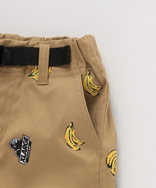 XLARGE KIDS（エクストララージキッズ）の「バナナ×OGゴリラ柄クライミングショートパンツ（その他パンツ・キッズ・ブラック/ベージュ・80ｃｍ/90cm/110cm/100cm/120cm/130cm/140cm）」の13枚目の写真