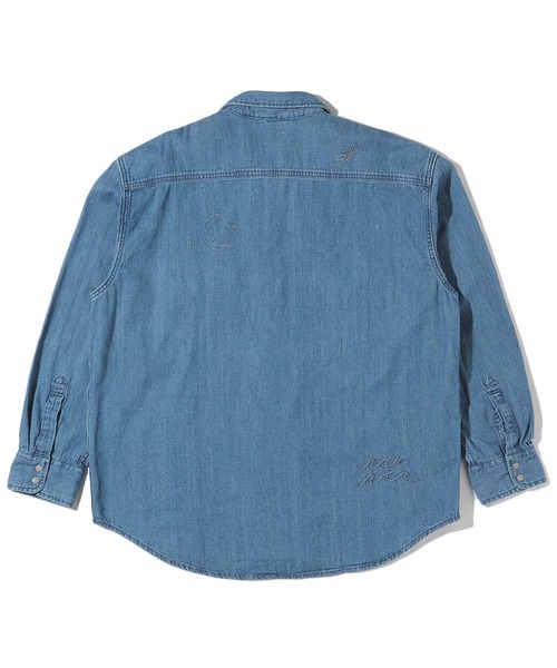 Levi's（リーバイス）の「OVERSIZE BARSTOW WESTERN RED CAST STONE（シャツ/ブラウス・メンズ・インディゴブルー・S/M/L/XL）」の9枚目の写真