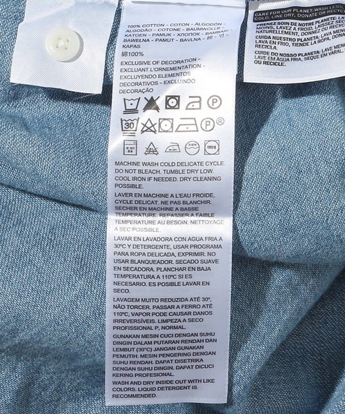 Levi's（リーバイス）の「OVERSIZE BARSTOW WESTERN RED CAST STONE（シャツ/ブラウス・メンズ・インディゴブルー・S/M/L/XL）」の4枚目の写真