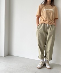 CANAL JEAN | via j(ヴィアジェイ) コットンイージーパンツ(その他パンツ)