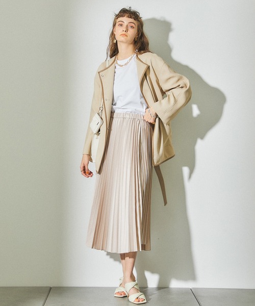 PUBLIC TOKYO ベルト付きショートコート 最終SALE】PUBLIC TOKYO ベルト付きショートコート ベルト付き