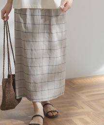 FORK&SPOON | FORK&SPOON　コットンリネンストレートスカート(スカート)