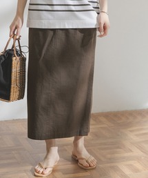 FORK&SPOON | FORK&SPOON　コットンリネンストレートスカート(スカート)