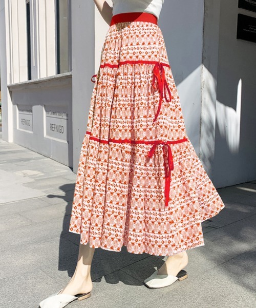 セール ネイティブ柄ロングスカート スカート Abys アビス のファッション通販 Zozotown