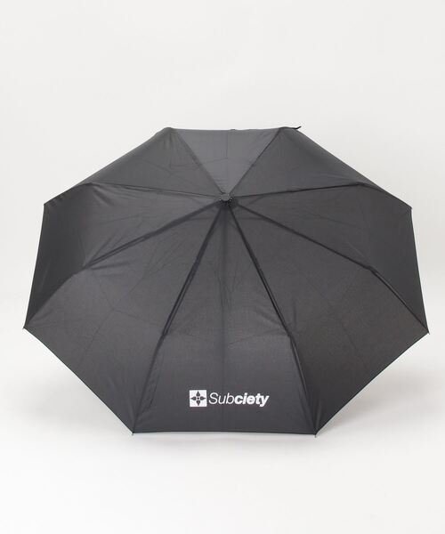 Subciety(サブサエティ)の「FOLDING UMBRELLA(折りたたみ傘・メンズ・ブラック・FREE)」の3枚目の写真