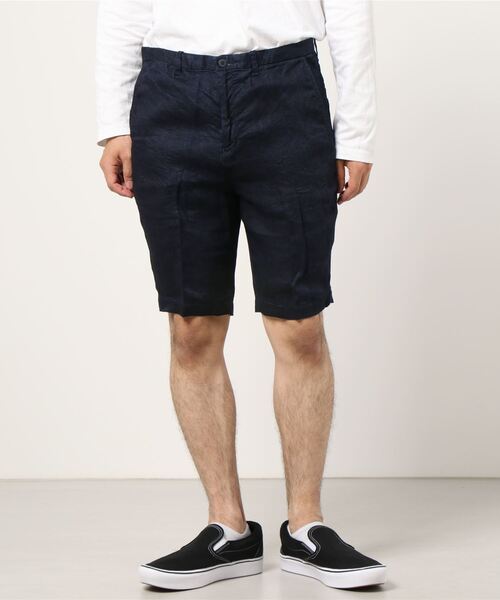 TEXTURE WE MADE（テクスチャーウィーメイド）の「INDIGO LINEN SHORTS：インディゴリネンショーツ（その他パンツ・メンズ・インディゴブルー・28inch/30inch/32inch）」の5枚目の写真