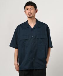 Dickies/ディッキーズ 半袖 オープンカラー ワークシャツ