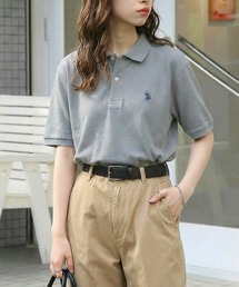 【U.S. POLO ASSN.】pony embroidery POLO shirts / ワンポイントロゴ ポニー刺繍ポロシャツ /ユニセックスサイズ展開