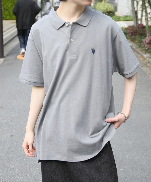 売れ筋アイテムラン セール】【U.S. POLO ASSN.】pony embroidery POLO shirts トップス