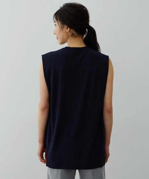 SALON adam et rope'（サロン アダム エ ロペ）の「SMART ICEノースリーブニット（ニット/セーター・レディース・パープル/ネイビー/ブルー系その他4・FREE）」の14枚目の写真