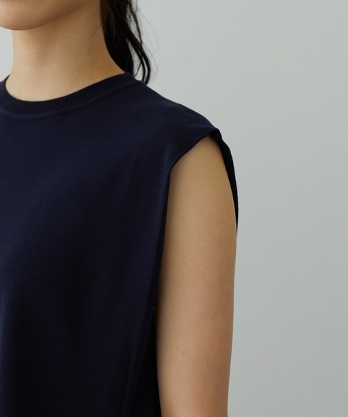 SALON adam et rope'（サロン アダム エ ロペ）の「SMART ICEノースリーブニット（ニット/セーター・レディース・パープル/ネイビー/ブルー系その他4・FREE）」の13枚目の写真