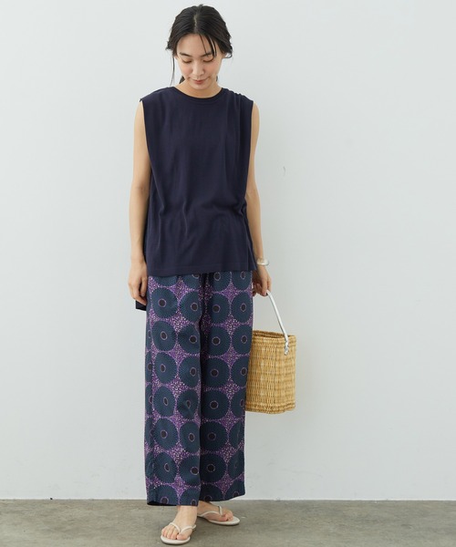 SALON adam et rope'（サロン アダム エ ロペ）の「SMART ICEノースリーブニット（ニット/セーター・レディース・パープル/ネイビー/ブルー系その他4・FREE）」の17枚目の写真