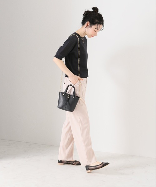 La TOTALITE(ラトータリテ)の「透かし柄プルオーバー【手洗い可能】◆(ニット/セーター・レディース・ブラック/ベージュ/ラベンダー・FREE)」の18枚目の写真